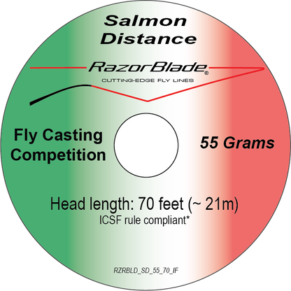 Salmon Distance 70' 55g (Vinadio Edition)